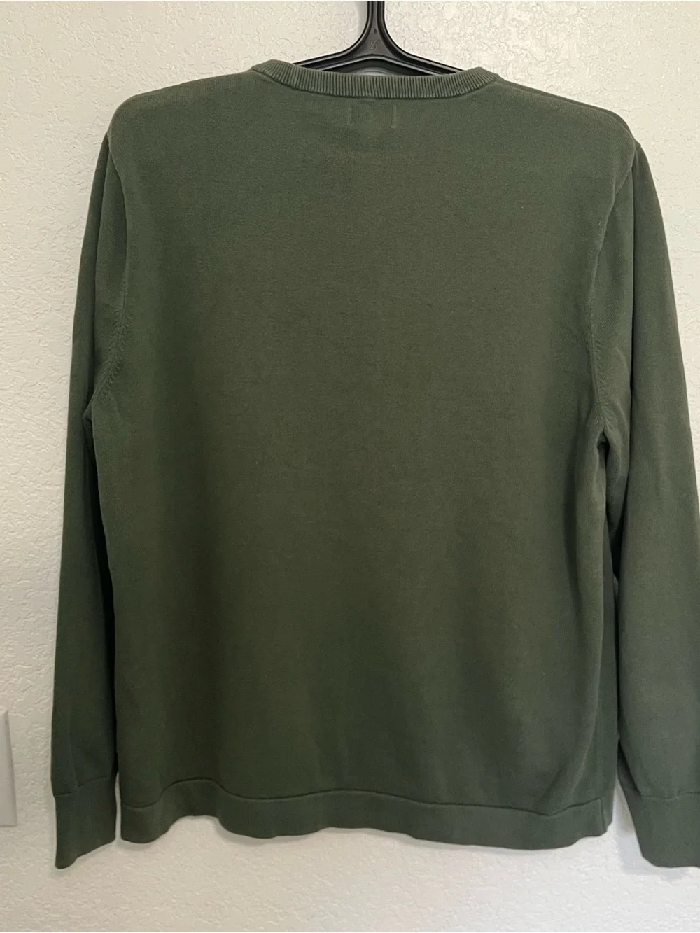 J. Crew Men's Crewneck Sweater in Olive